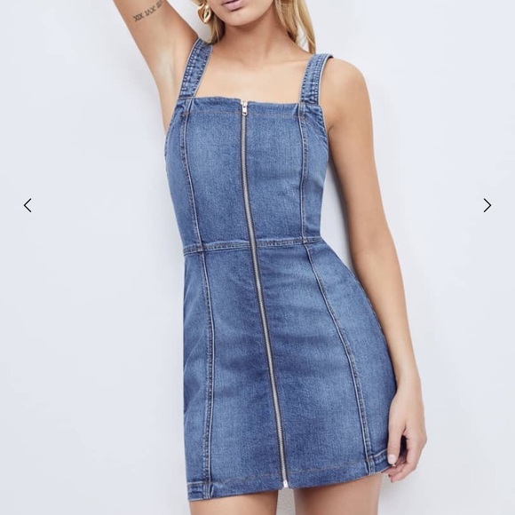 Reformation Dresses & Skirts - NWT Reformation Randy Jean Denim Zip Front Dress